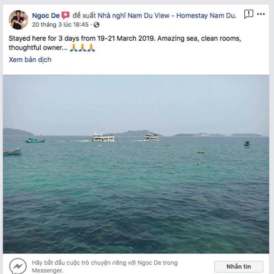 Nam Du View Guest House エクステリア 写真